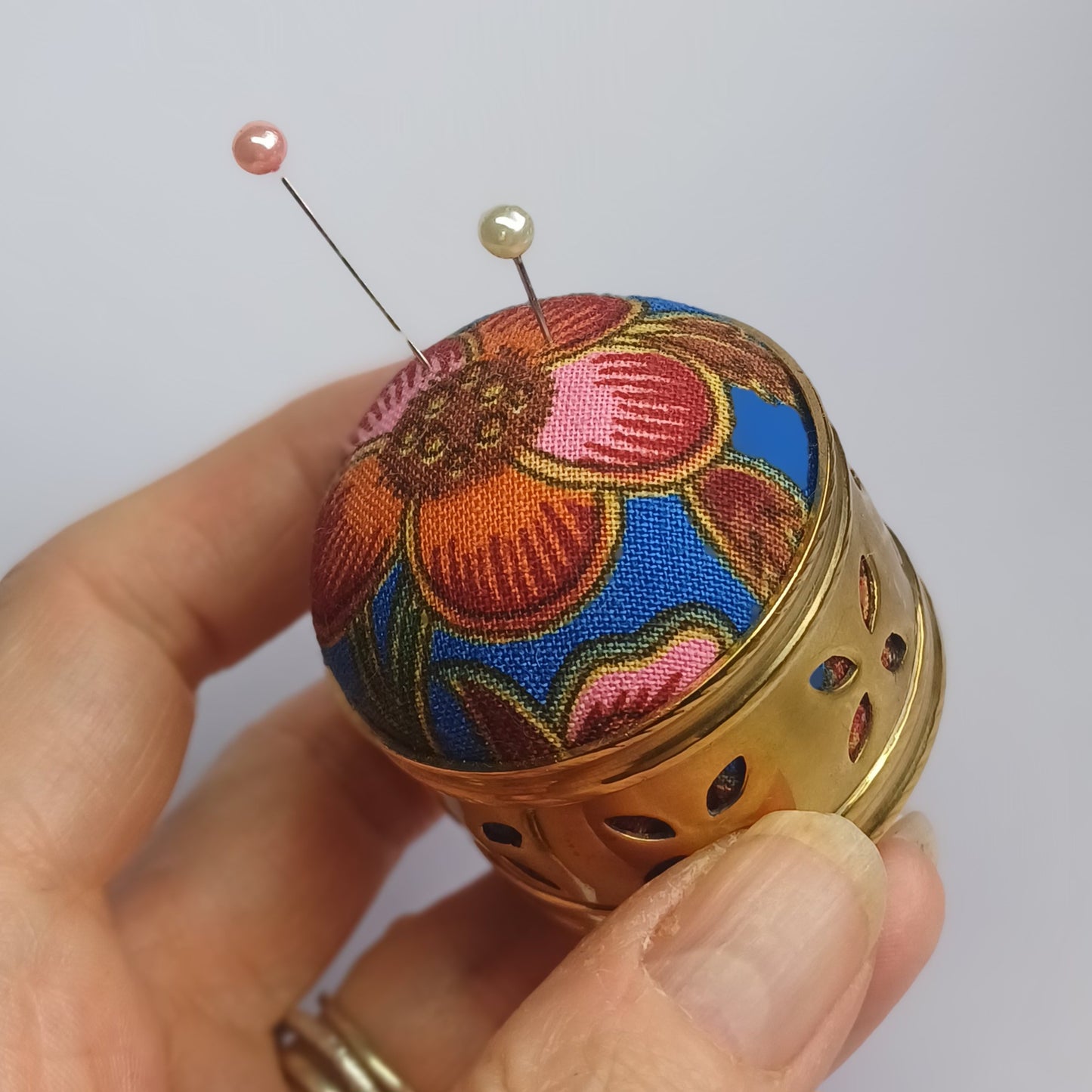 Vintage Napkin Ring, Mini Pincushions