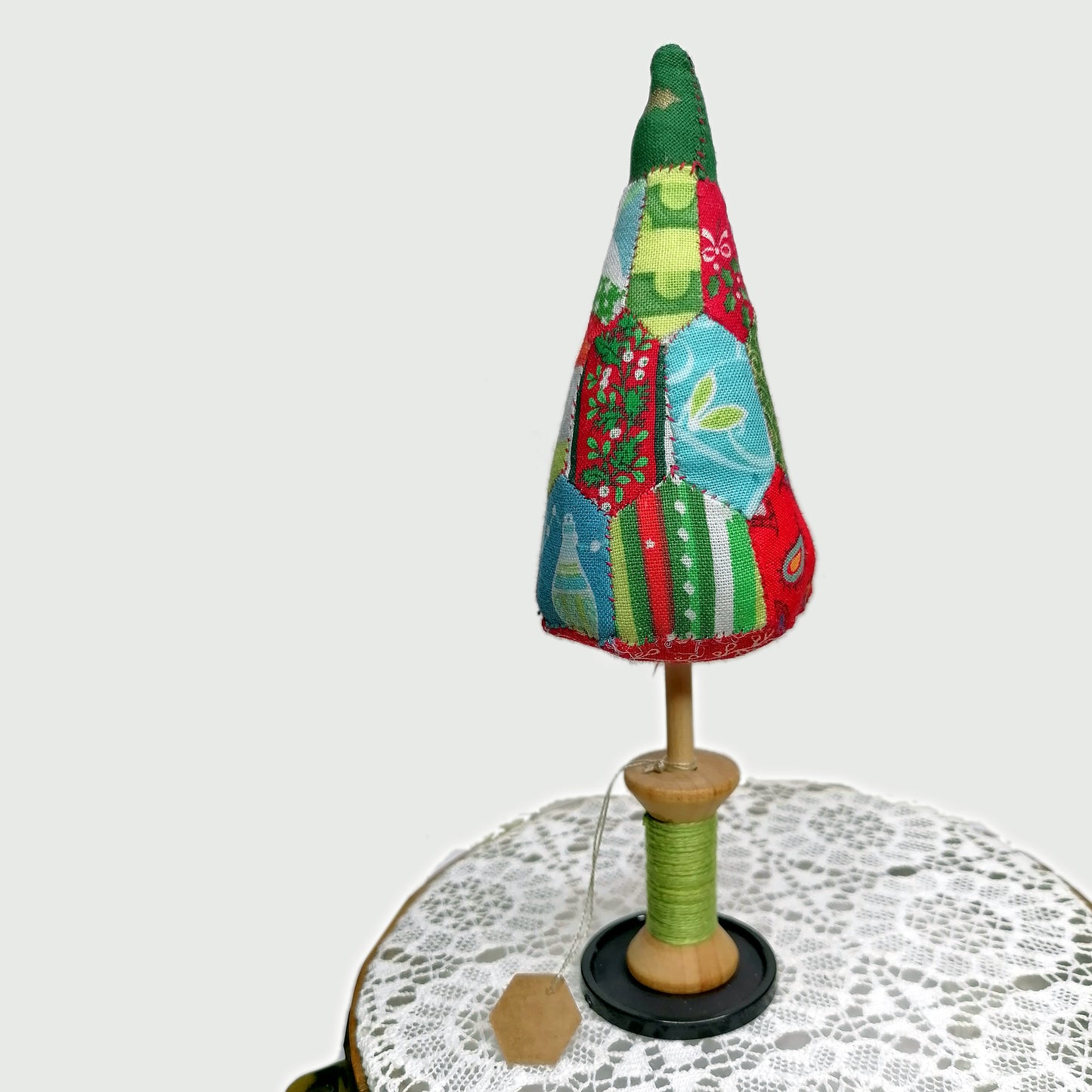 Miniature Patchwork Christmas Trees
