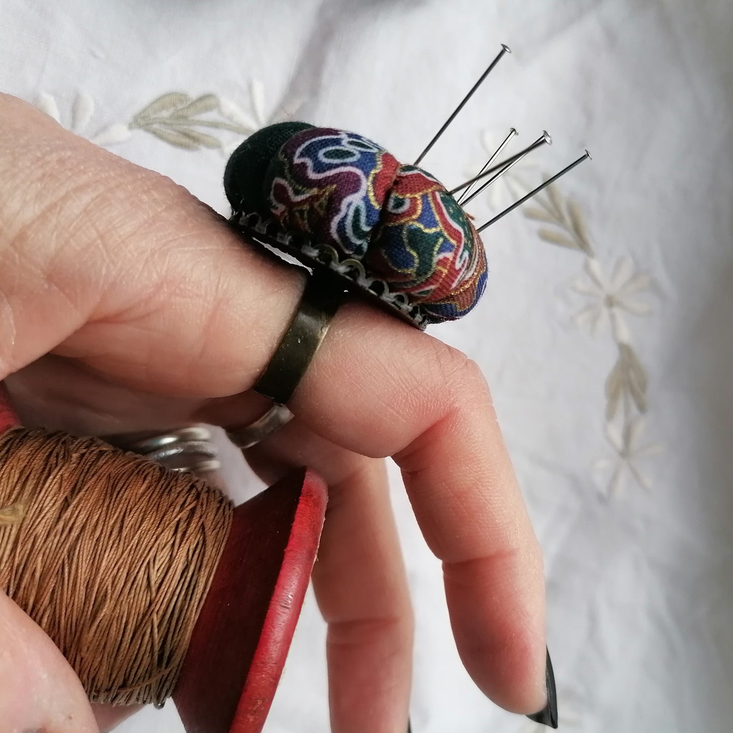 Pumpkin Pincushion Rings - Medieval