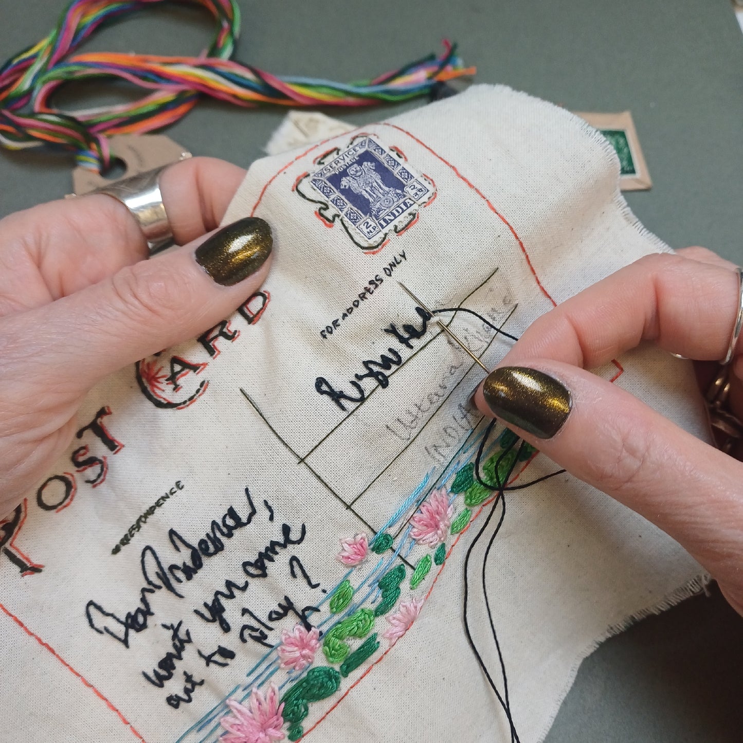 Stitch a Postcard Kit