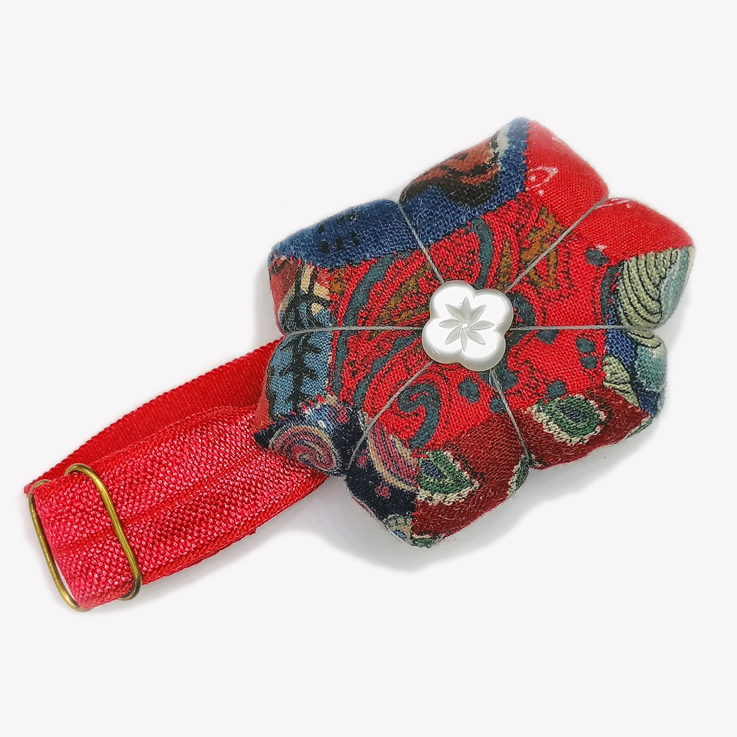 Wrist Pin Cushion - Patchwork Hexagon Collection
