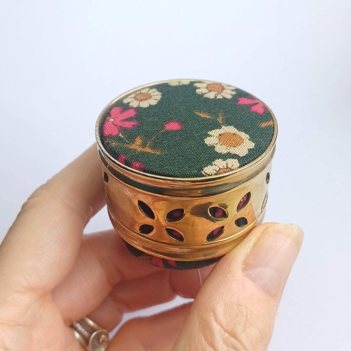 Vintage Napkin Ring, Mini Pincushions