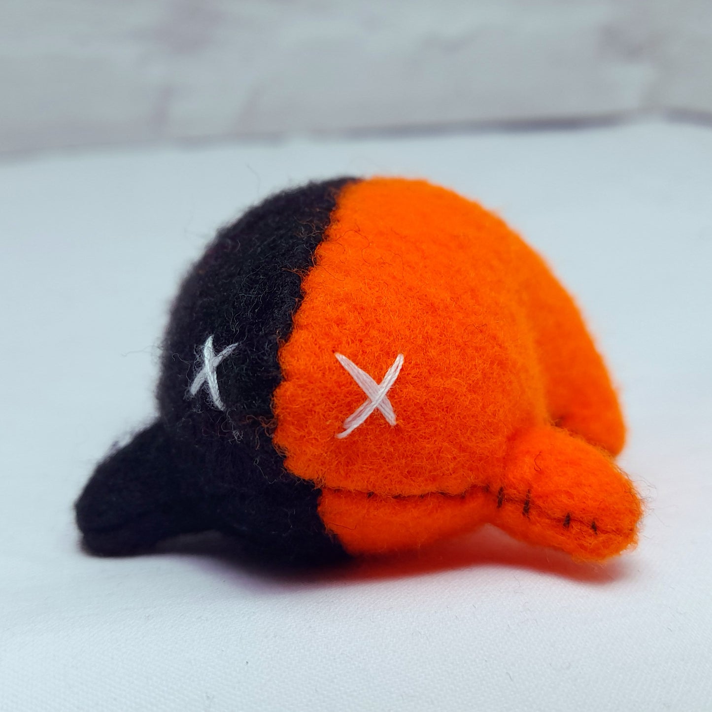 Hand Stitched Felt Frogs
