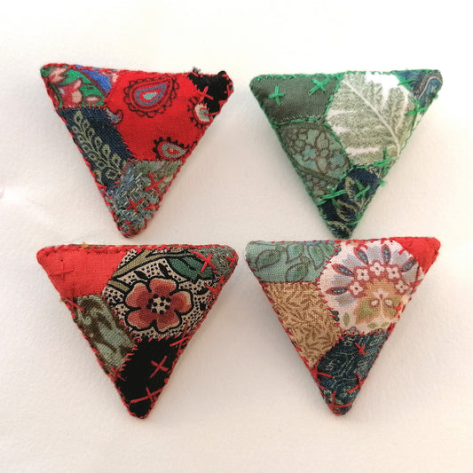 Hexie Flag Brooches