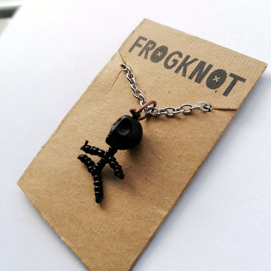 Dancing Skeleton Necklace